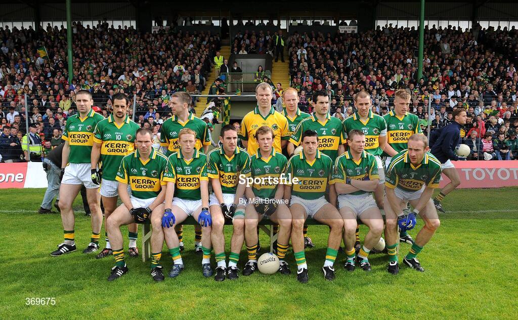 18 July 2009; The Kerry team. GAA All-Ireland Senior Football Championship Qualifier, Round 3, Kerry v Sligo, Austin Stack Park, Tralee, Co. Kerry. Picture credit: Matt Browne / SPORTSFILE