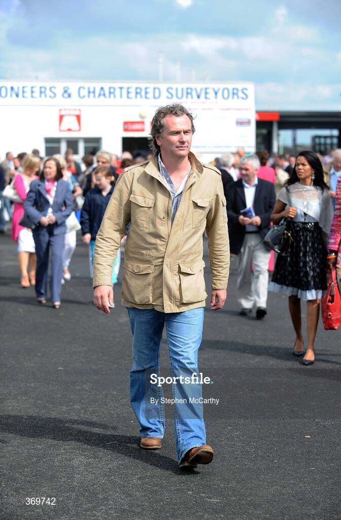 27 July 2009; TV personality Daithi O Se ahead of the opening day of the Galway Racing Festival. Ballybrit, Galway. Picture credit: Stephen McCarthy / SPORTSFILE