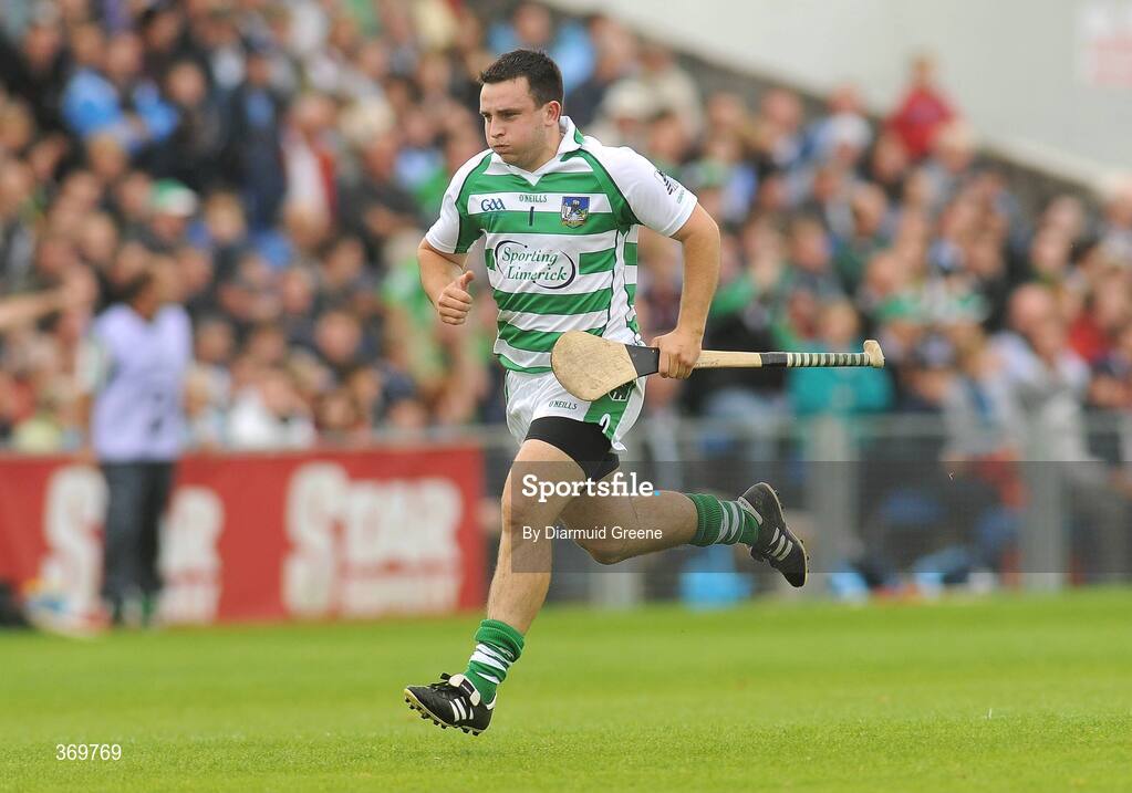 26 July 2009; Limerick goalkeeper Brian Murray sprints back to his goals after scoring his side's second goal from a penalty. GAA All-Ireland Senior Hurling Championship Quarter-Final, Dublin v Limerick, Semple Stadium, Thurles, Co. Tipperary. Picture credit: Diarmuid Greene / SPORTSFILE