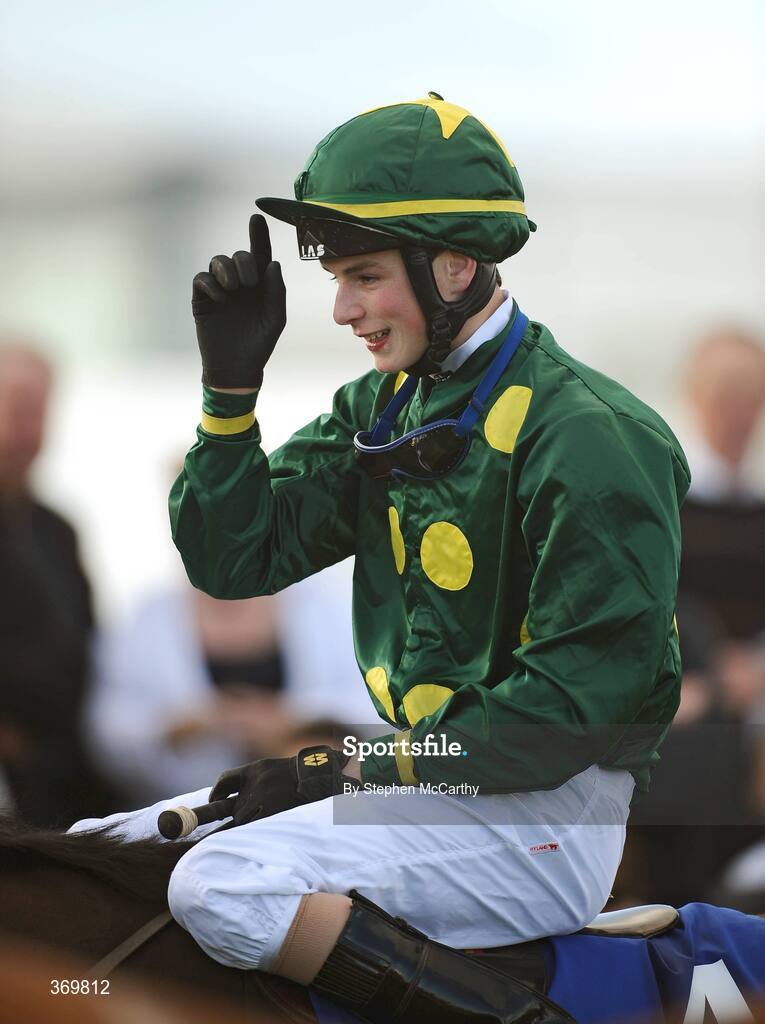 27 July 2009; Jockey Danny Mullins after winning the Claregalwayhotel.ie Hotel Handicap on Tellelle. Galway Racing Festival, Ballybrit, Galway. Picture credit: Stephen McCarthy / SPORTSFILE