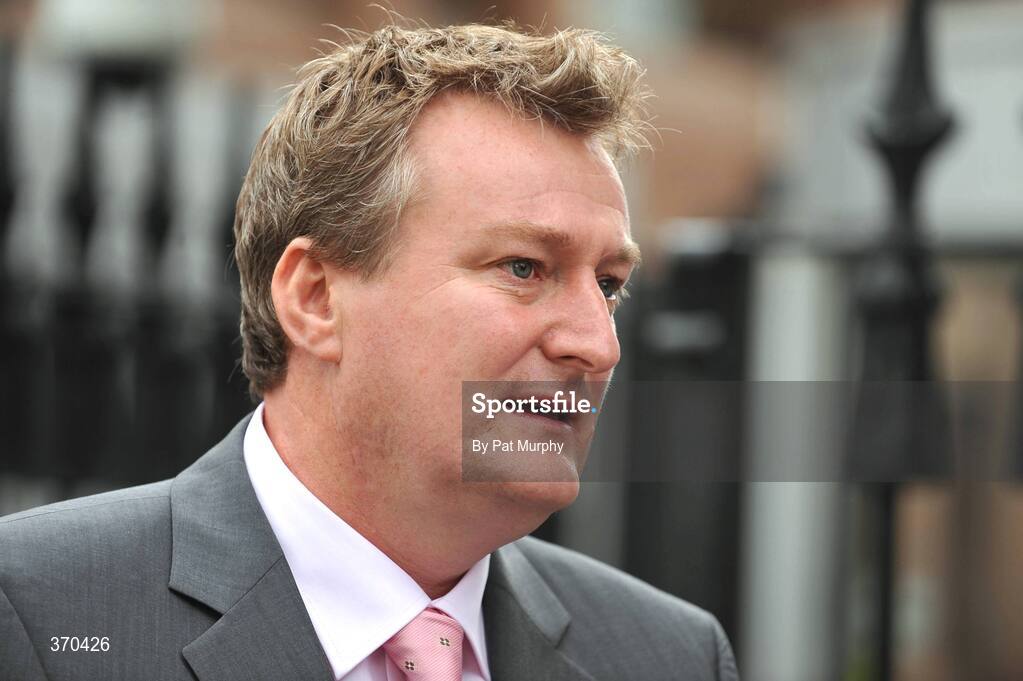 31 July 2009; Cork City owner and chairman Tom Coughlan leaves the Four Courts after a judgement in the High Court which keeps the club in business. High Court, Four Courts, Dublin. Picture credit: Pat Murphy / SPORTSFILE