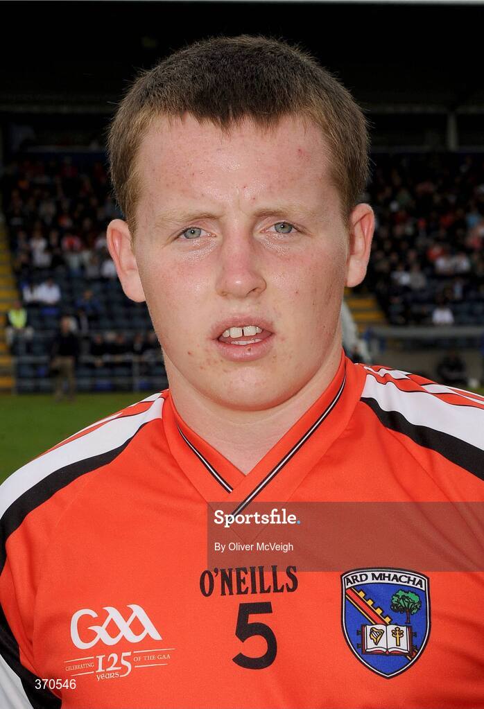 1 August 2009; Armagh Captain, Declan McKenna. ESB GAA Football All-Ireland Minor Championship Quarter-Final, Armagh v Kildare, Kingspan Breffni Park, Cavan. Picture credit: Oliver McVeigh / SPORTSFILE