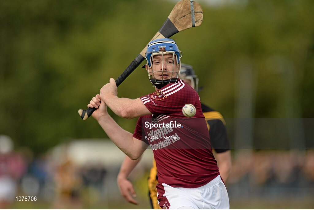 27 September 2015; Paddy McGill, Ruairi Og Cushendall. Antrim Senior Championship Hurling Final, Ruairi Og Cushendall v Ballycastle McQuillan, Dunloy GAA Club, Dunloy, Co. Antrim. Picture credit: Oliver McVeigh / SPORTSFILE
