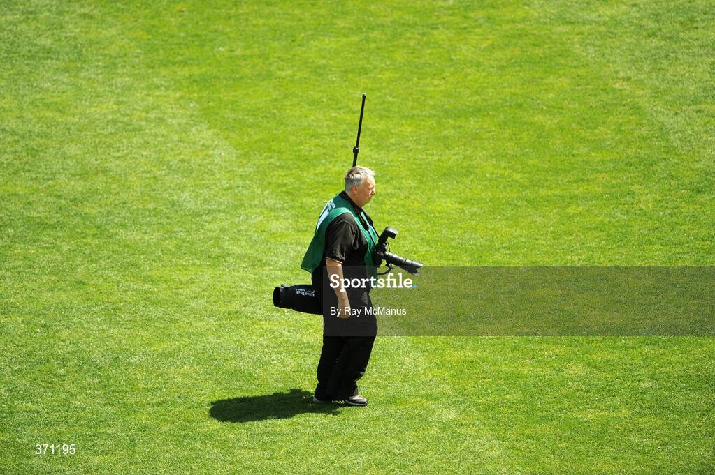 12 July 2009; Sportsfile photographer Oliver McVeigh. GAA Football Leinster Senior Championship Final, Dublin v Kildare, Croke Park, Dublin. Picture credit: Ray McManus / SPORTSFILE