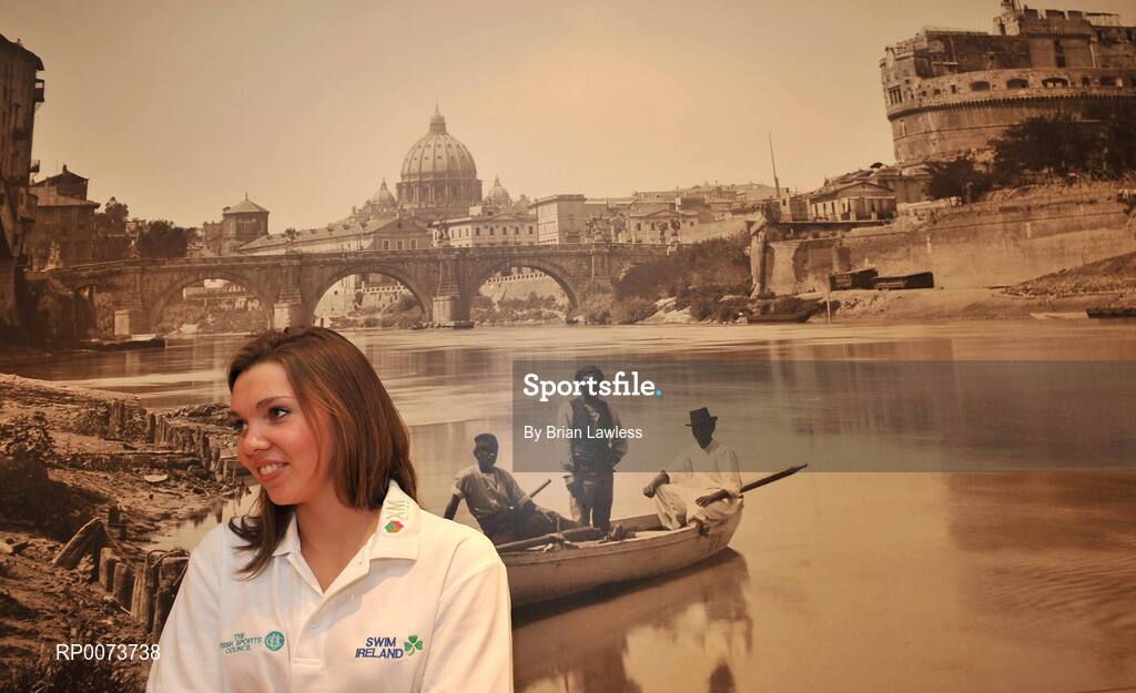 25 July 2009; Ireland's Aisling Cooney, from Sandymount, Dublin, at the team hotel in advance of day one of competitions which start Sunday 26th. FINA World Swimming Championships Rome 2009, Holiday Inn, Rome West, Via Aurelia, Rome, Italy. Picture credit: Brian Lawless / SPORTSFILE