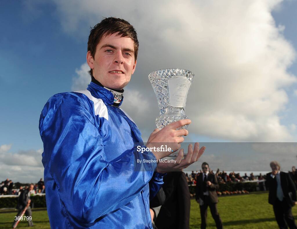 27 July 2009; Jockey Robbie McNamara after winning the Carlton.ie/Galwaycity Handicap on Ghimaar. Galway Racing Festival, Ballybrit, Galway. Picture credit: Stephen McCarthy / SPORTSFILE