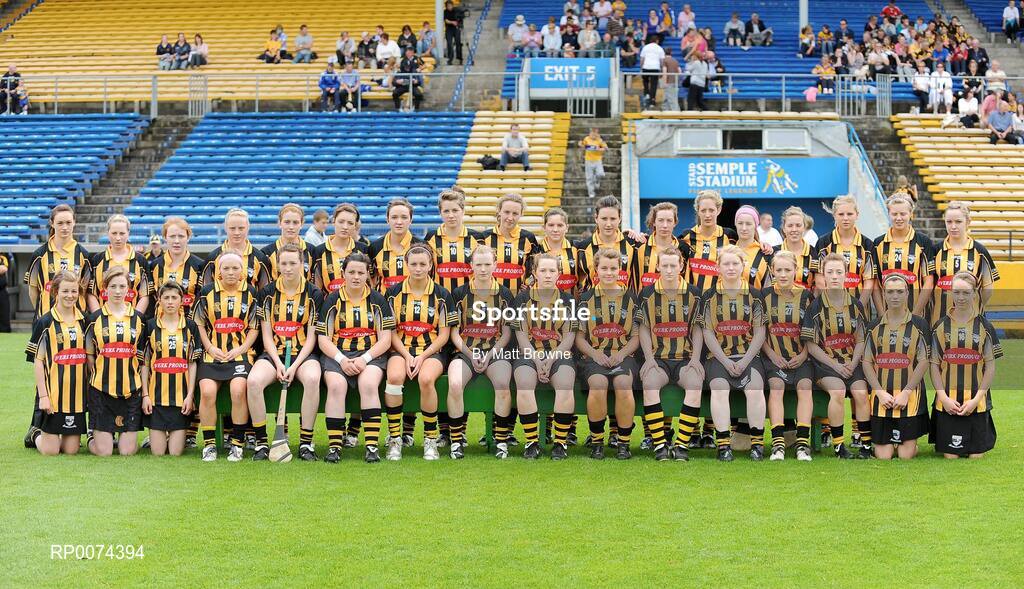 8 August 2009; The Kilkenny squad. All-Ireland Camogie Minor A Championship Final, Kilkenny v Clare, Semple Stadium, Thurles, Co. Tipperary. Picture credit: Matt Browne / SPORTSFILE