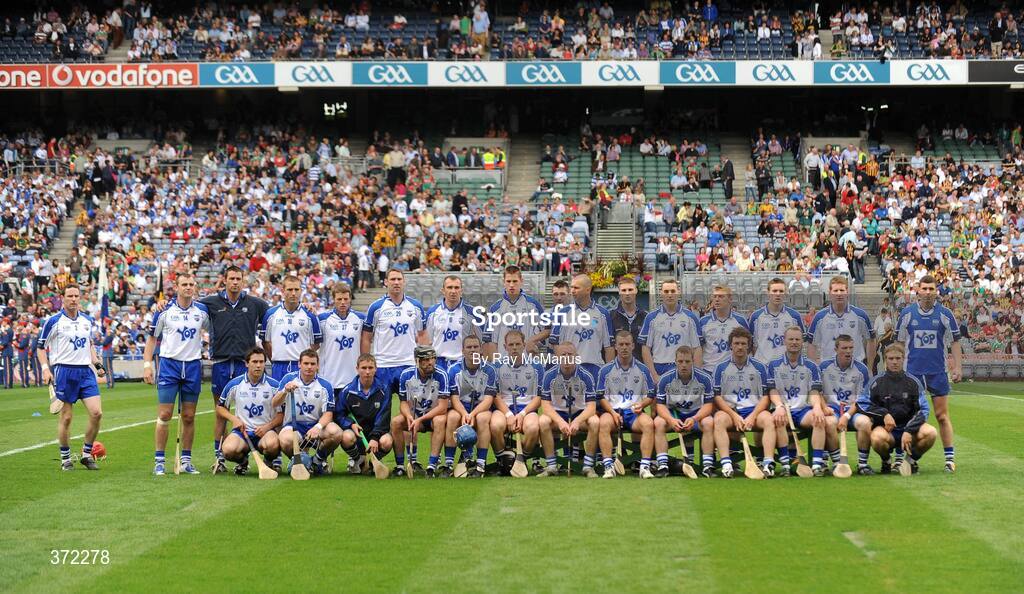9 August 2009; The Waterford squad. GAA Hurling All-Ireland Senior Championship Semi-Final, Kilkenny v Waterford, Croke Park, Dublin. Picture credit: Ray McManus / SPORTSFILE