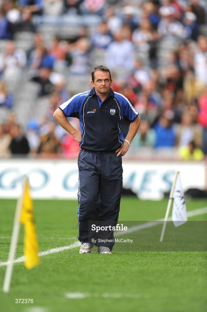 9 August 2009; Waterford manager Davy Fitzgerald. GAA Hurling All-Ireland Senior Championship Semi-Final, Kilkenny v Waterford, Croke Park, Dublin. Picture credit: Stephen McCarthy / SPORTSFILE