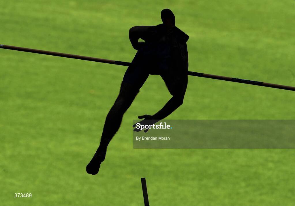20 August 2009; Aleksandr Gripich of Russia clears 5.65m during qualification for the Men's Pole Vault Final. 12th IAAF World Championships in Athletics, Olympic Stadium, Berlin, Germany. Picture credit: Brendan Moran / SPORTSFILE