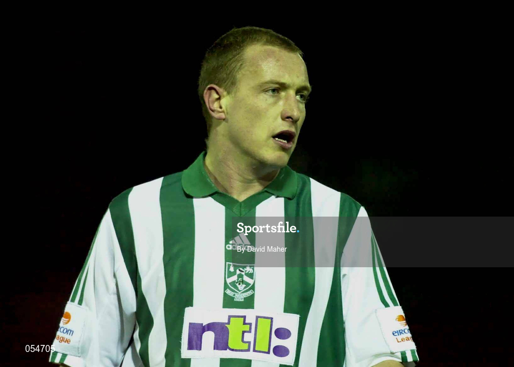 12 January 2001; Dave Campbell of Bray Wanderers during the Eircom League Premier Division match between Bray Wanderers and Longford Town at Carlisle Grounds in Bray, Wicklow. Photo by David Maher/Sportsfile