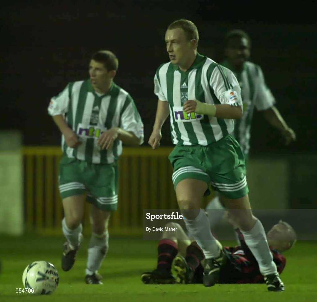 12 January 2001; Dave Campbell of Bray Wanderers during the Eircom League Premier Division match between Bray Wanderers and Longford Town at Carlisle Grounds in Bray, Wicklow. Photo by David Maher/Sportsfile