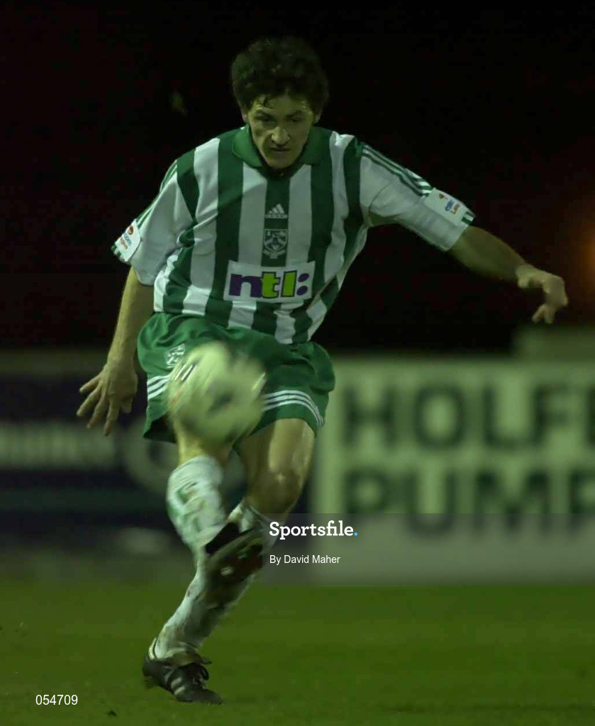 12 January 2001; Colm Tresson of Bray Wanderers during the Eircom League Premier Division match between Bray Wanderers and Longford Town at Carlisle Grounds in Bray, Wicklow. Photo by David Maher/Sportsfile