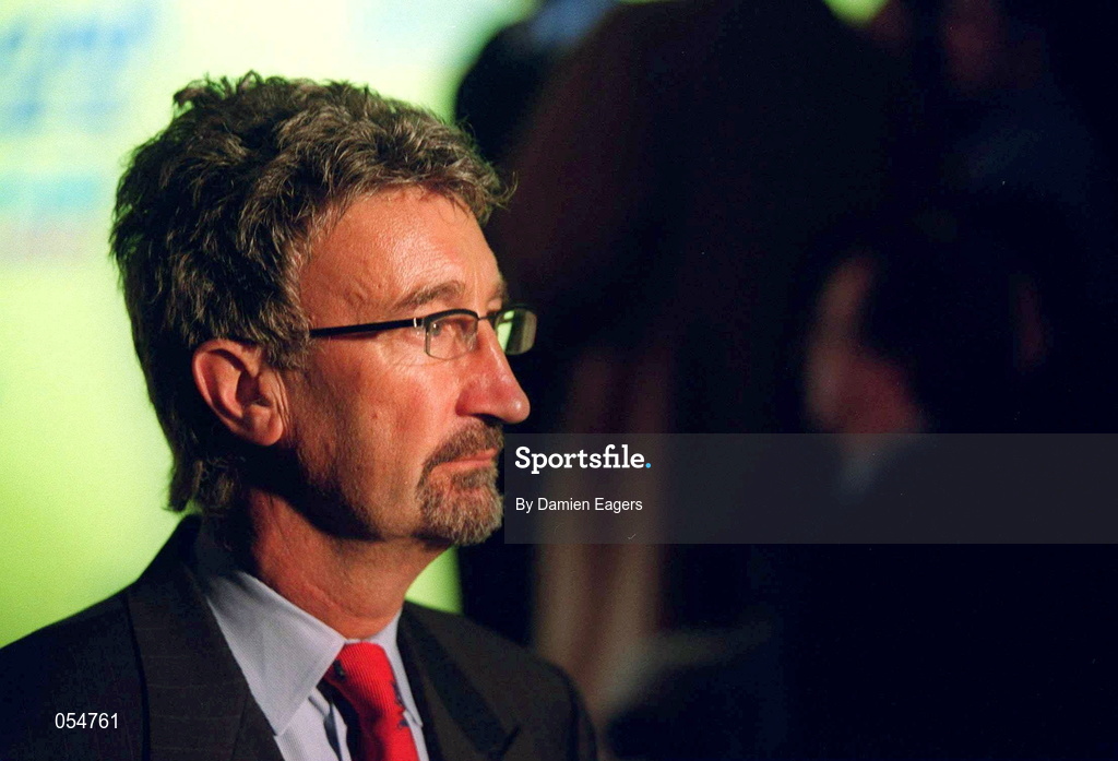 16 January 2000; Eddie Jordan, Chief Executive, Jordan Grand Prix, at the launch of Jordan Grand Prix's Honda powered EJ11 car at Silverstone Circuit in Towcester, England. Photo by Damien Eagers/Sportsfile