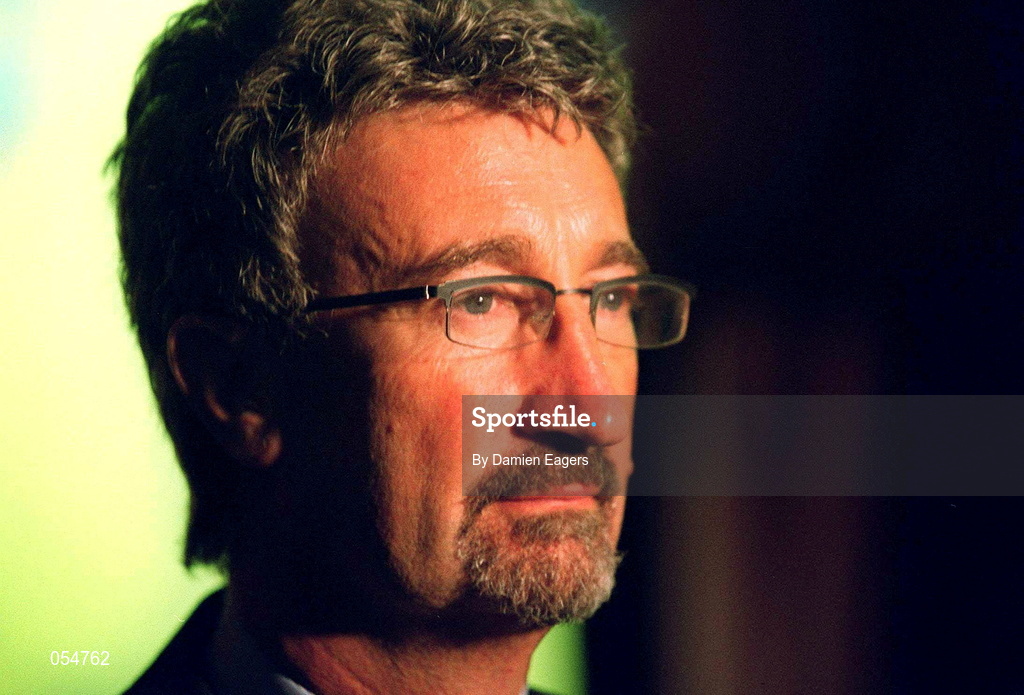 16 January 2000; Eddie Jordan, Chief Executive, Jordan Grand Prix, at the launch of Jordan Grand Prix's Honda powered EJ11 car at Silverstone Circuit in Towcester, England. Photo by Damien Eagers/Sportsfile