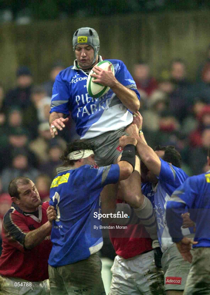 20 January 2001; Ismaella Lassissi of Castres during the Heineken Cup Pool 4 Round 6 match between Munster and Castres at Musgrave Park in Cork. Photo by Brendan Moran/Sportsfile