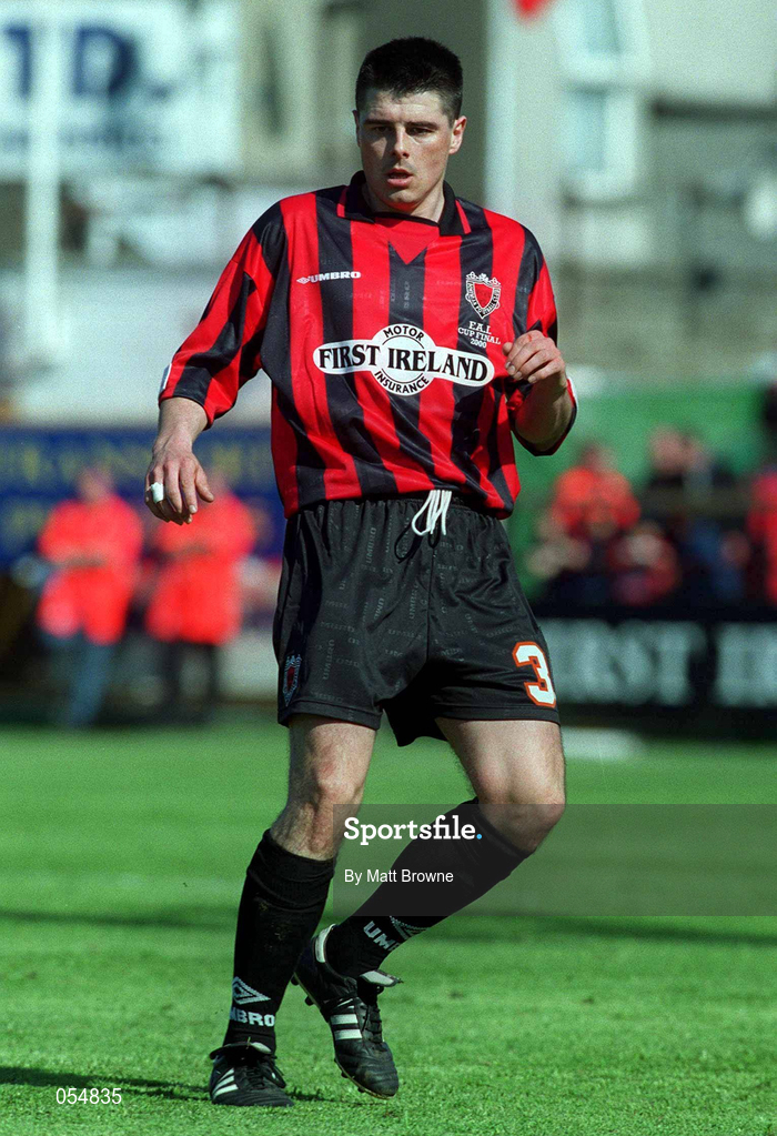 30 April 2000; Robbie Brunton of Bohemians during the FAI Cup Final match between Shelbourne and Bohemians at Tolka Park in Dublin. Photo by Matt Browne/Sportsfile