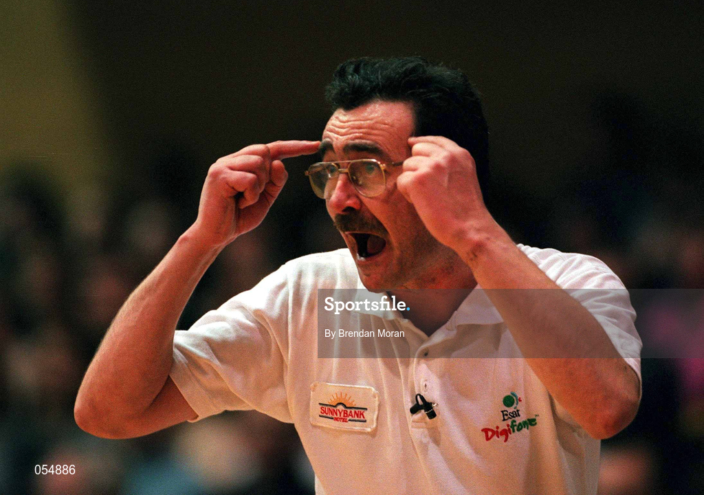 30 January 2000; St Vincent's Joey Boylan during the Senior Men's Sprite Cup Final between Denny Notre Dame and St Vincent's at the National Basketball Arena in Tallaght, Dublin. Photo by Brendan Moran/Sportsfile