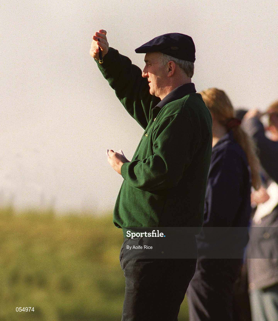 21 January 2001; Dublin manager Kevin Fennelly during the Walsh Cup Semi-Final match between Wexford and Dublin at Ferns in Wexford. Photo by Aoife Rice/Sportsfile