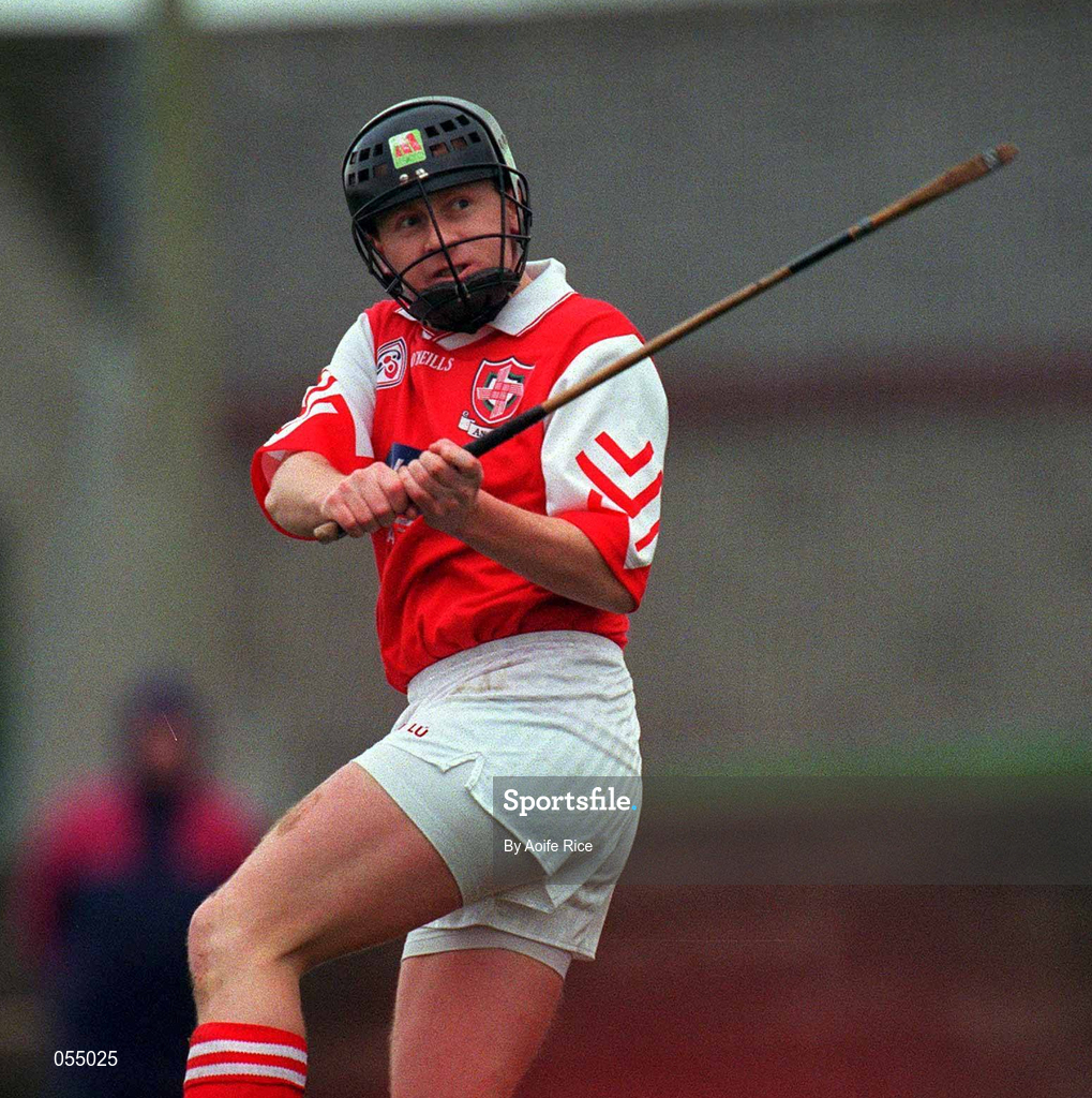 30 January 2000; Paul Dyas of Louth during the Kehoe Cup Quarter-Final match between Meath and Louth at Pairc Naomh Brid in Dundalk, Louth. Photo by Aoife Rice/Sportsfile