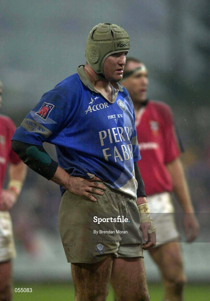 20 January 2001; Jeremy Davidson of Castres during the Heineken Cup Pool 1 Round 4 match between Munster and Castres at Musgrave Park in Cork. Photo by Brendan Moran/Sportsfile