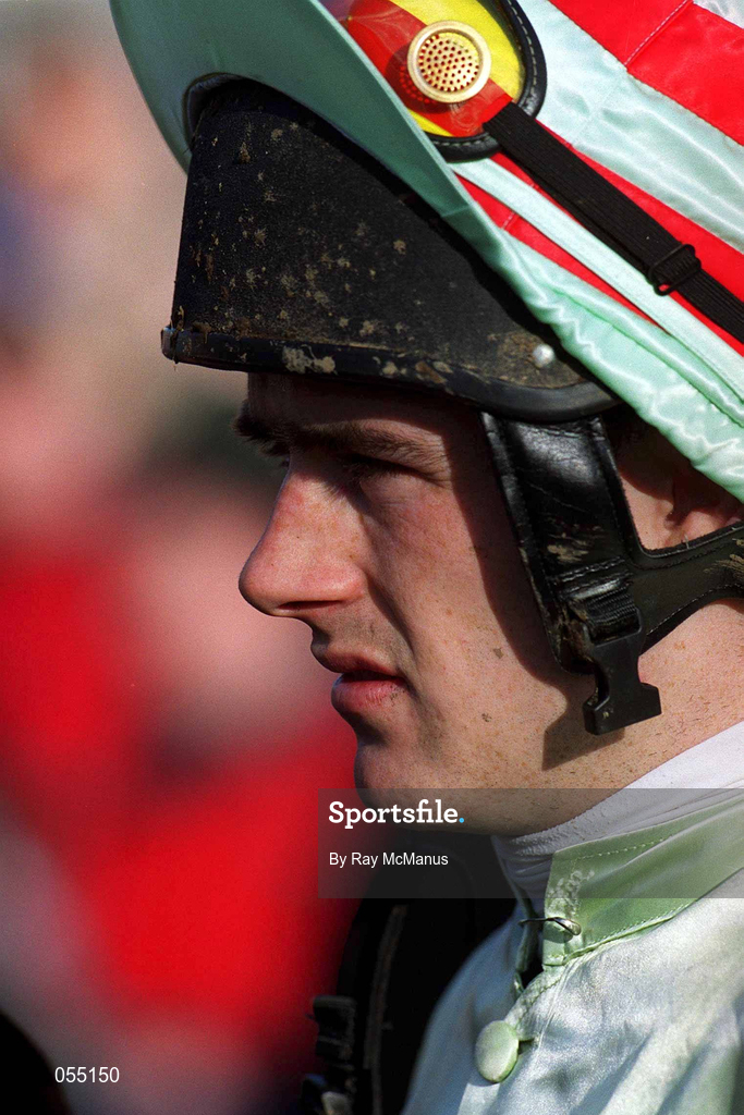 21 January 2001; Jockey Ruby Walsh at Leopardstown Racecourse in Dublin. Photo by Ray McManus/Sportsfile