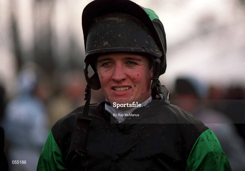 21 January 2001; Jockey Barry Geraghty at Leopardstown Racecourse in Dublin. Photo by Ray McManus/Sportsfile