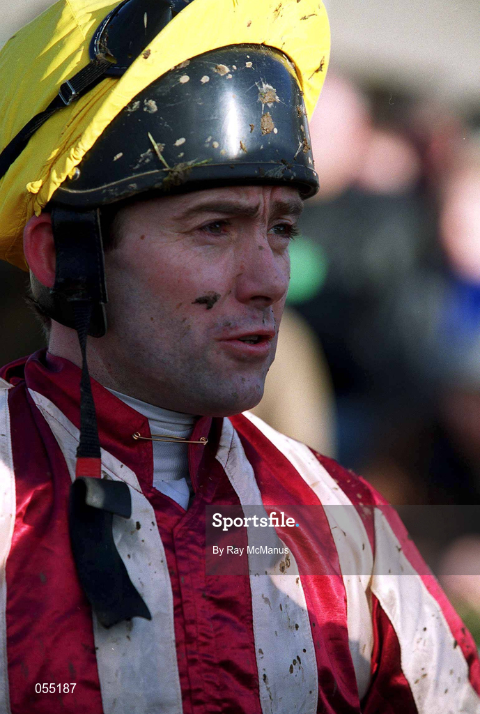 21 January 2001; Jockey Conor O'Dwyer at Leopardstown Racecourse in Dublin. Photo by Ray McManus/Sportsfile