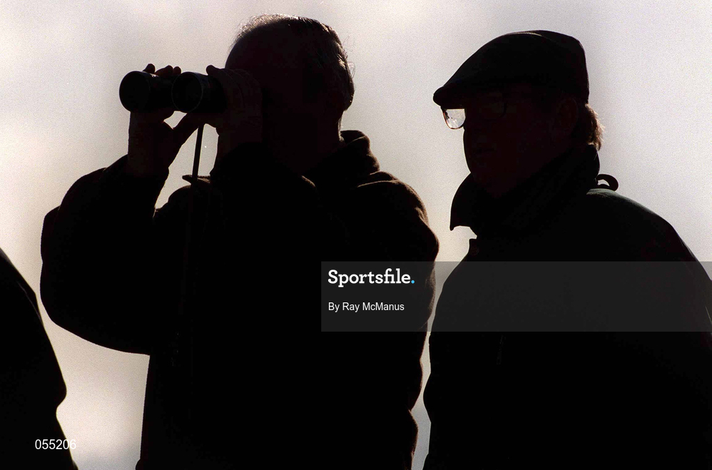 21 January 2001; Racegoers at Leopardstown Racecourse in Dublin. Photo by Ray McManus/Sportsfile