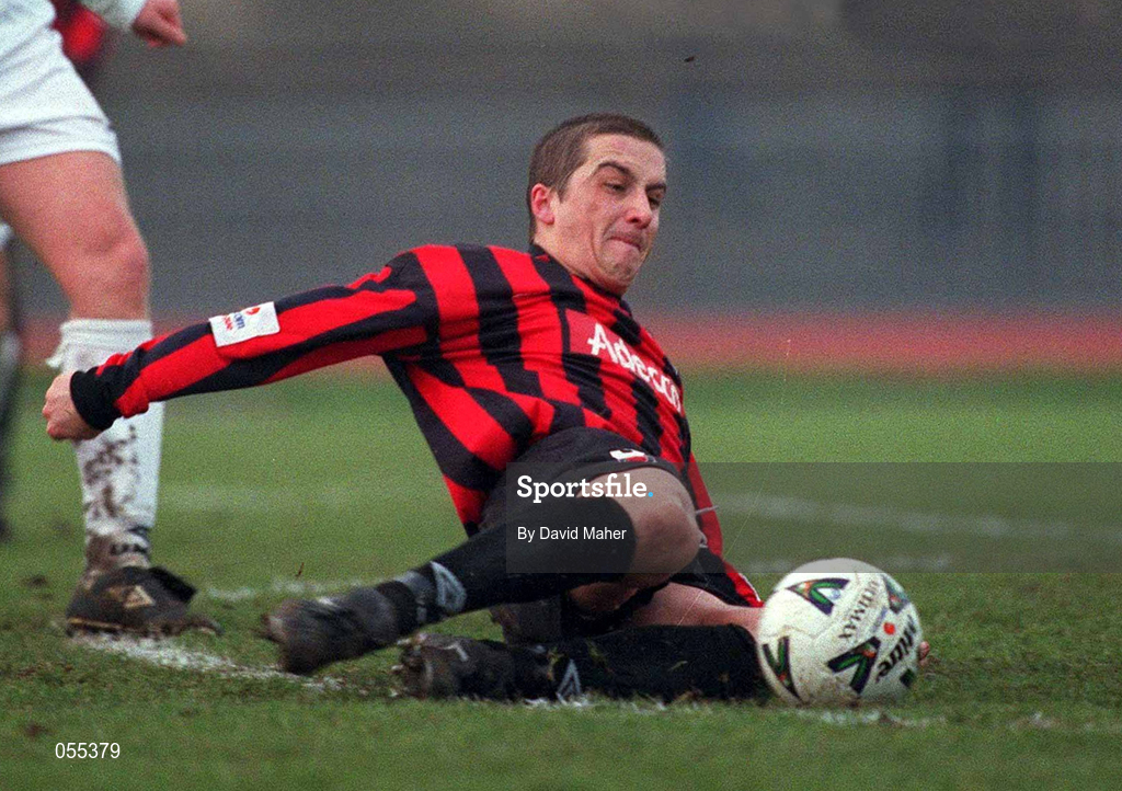 28 January 2001; Alex Nesovic of Bohemians during the Eircom League Premier Division match between Shamrock Rovers and Bohemians at Morton Stadium in Santry, Dublin. Photo by David Maher/Sportsfile
