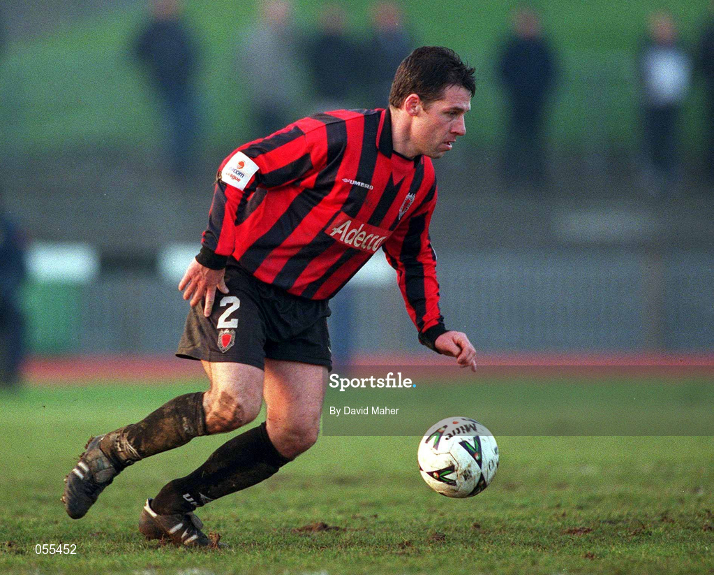 28 January 2001; Tony O'Connor of Bohemians during the Eircom League Premier Division match between Shamrock Rovers and Bohemians at Morton Stadium in Santry, Dublin. Photo by David Maher/Sportsfile