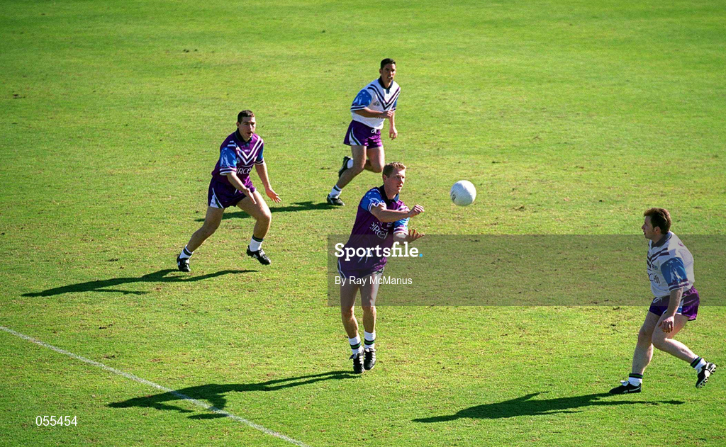 26 January 2001; Graham Geraghty of 1999 All Stars during an exhibition match on the Eircell GAA All-Star tour at the Dubai Rugby Ground in Dubai, United Arab Emirates. Photo by Ray McManus/Sportsfile