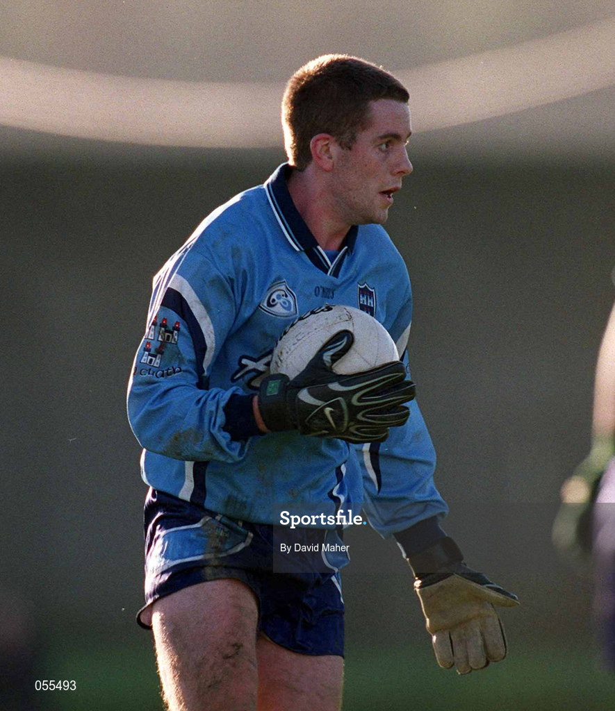 21 January 2001; Kenneth Darcy of Dublin during the O'Byrne Cup Quarter-Final match between Wicklow and Dublin at the County Grounds in Aughrim, Wicklow. Photo by David Maher/Sportsfile