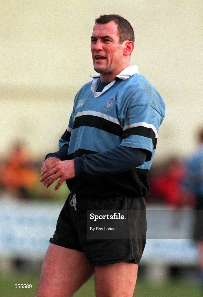 27 January 2001; Eric Elwood of Galwegians during the AIB All-Ireland League Division 1 match between Galwegians and Belfast Harlequins at Crowley Park in Galway. Photo by Ray Lohan/Sportsfile