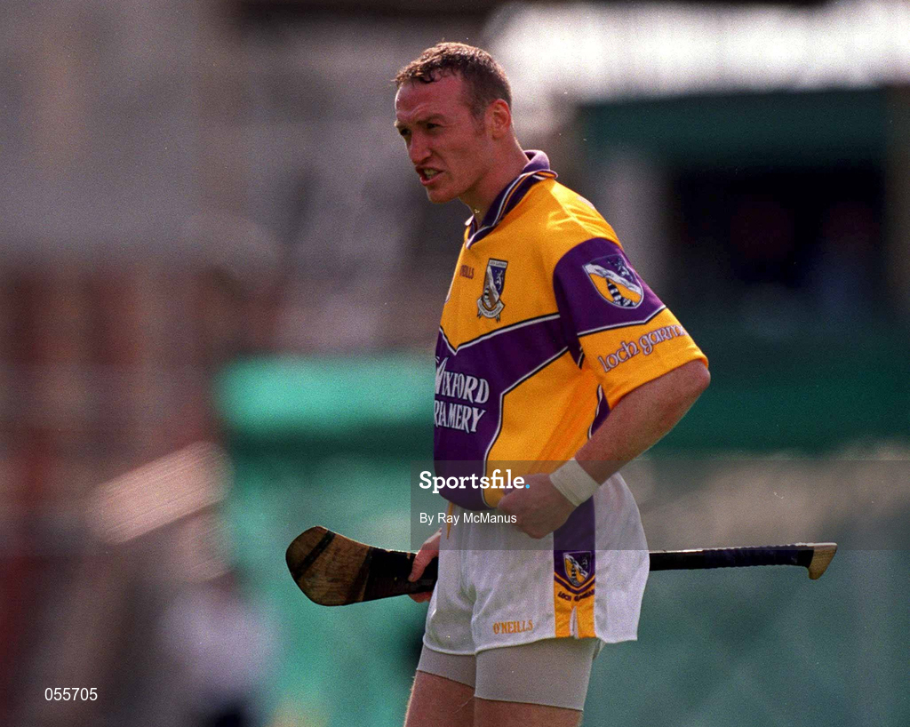 18 June 2000; Larry Murphy of Wexford during the Guinness Leinster Senior Hurling Championship semi-final match between Offaly and Wexford at Croke Park in Dublin. Photo by Ray McManus/Sportsfile