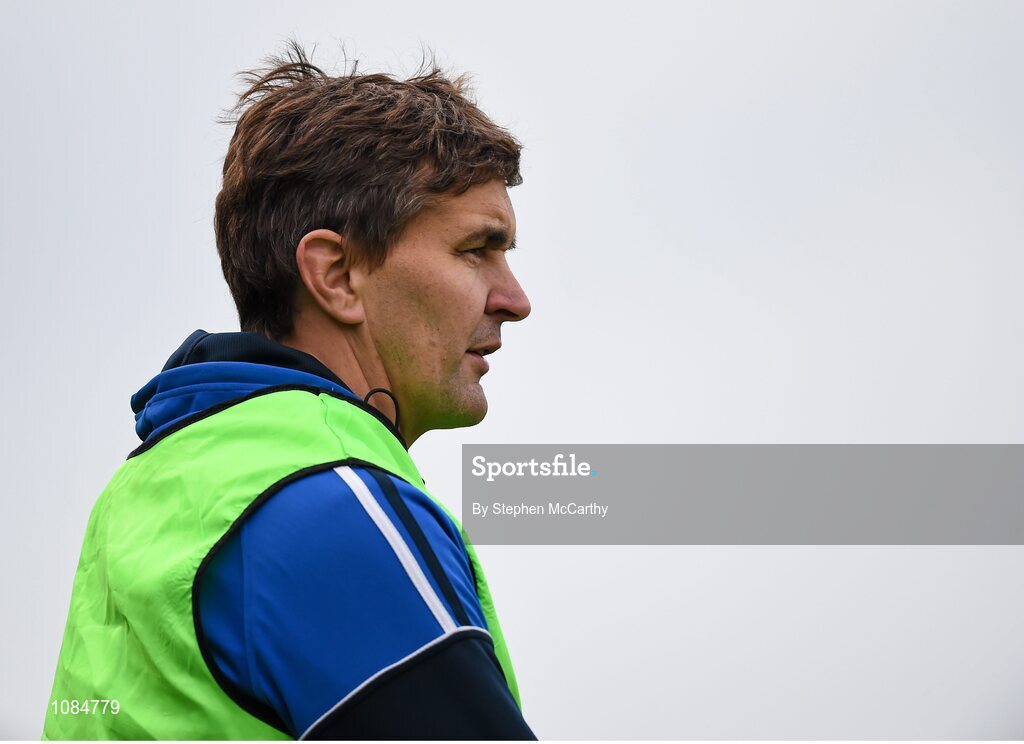 28 November 2015; St Mary's manager Maurice Fitzgerald. AIB Munster GAA Football Intermediate Club Championship Final, St Mary's, Kerry, v Carrigaline, Cork. Fitzgerald Stadium, Killarney, Co. Kerry. Picture credit: Stephen McCarthy / SPORTSFILE