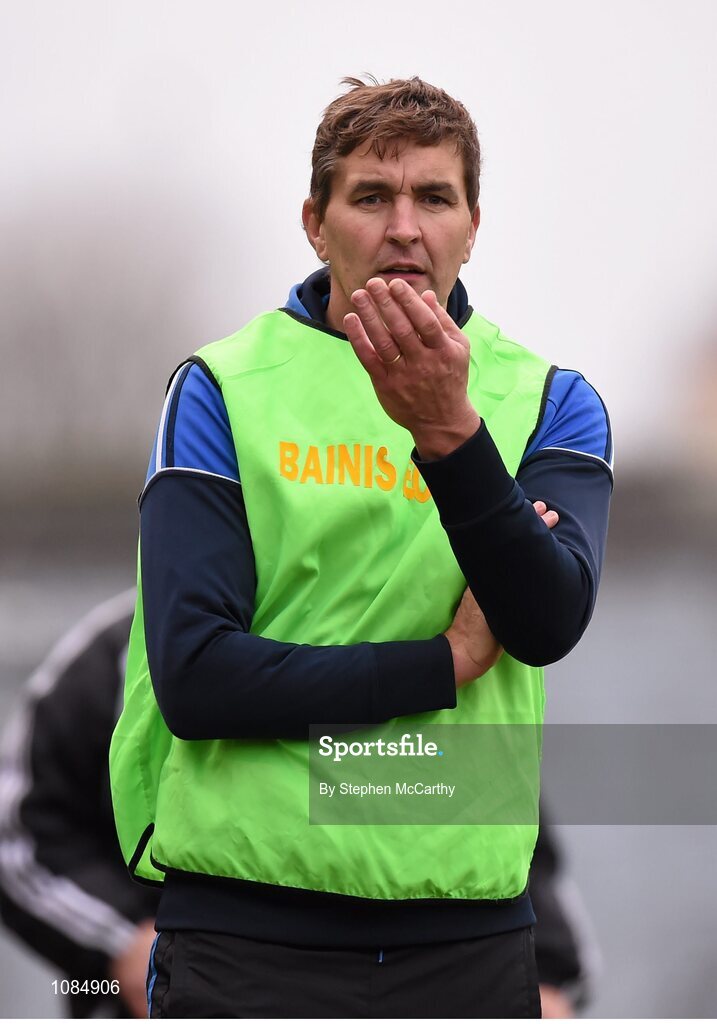 28 November 2015; St Mary's manager Maurice Fitzgerald. AIB Munster GAA Football Intermediate Club Championship Final, St Mary's, Kerry, v Carrigaline, Cork. Fitzgerald Stadium, Killarney, Co. Kerry. Picture credit: Stephen McCarthy / SPORTSFILE