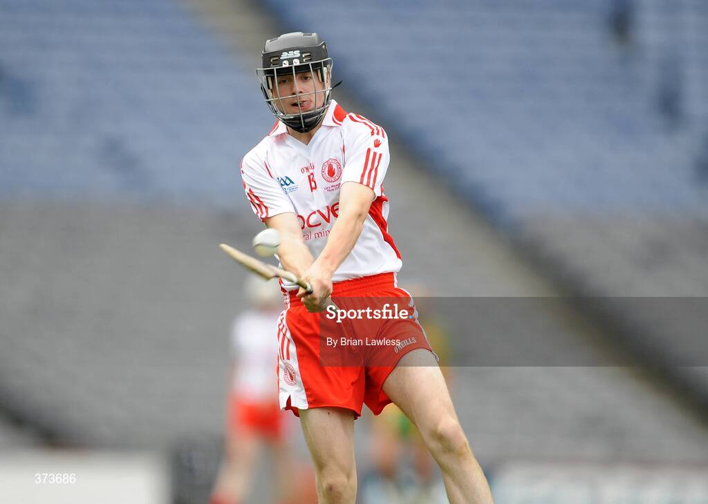 11 July 2009; Conor Grogan, Tyrone. Lory Meagher Cup Final, Tyrone v Donegal, Croke Park, Dublin. Picture credit: Brian Lawless / SPORTSFILE