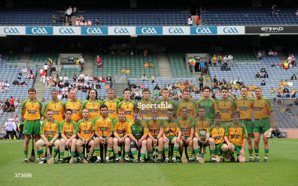 11 July 2009; The Donegal squad. Lory Meagher Cup Final, Tyrone v Donegal, Croke Park, Dublin. Picture credit: Brian Lawless / SPORTSFILE