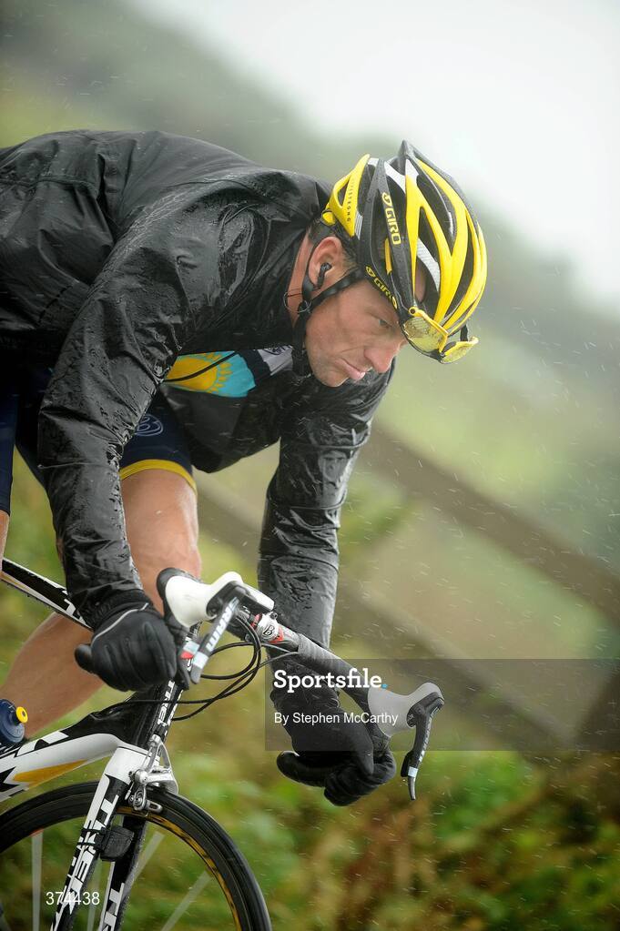 23 August 2009; Lance Armstrong, Astana, during stage 3 of the Tour of Ireland. 2009 Tour of Ireland -  Stage 3, Bantry to Cork. Picture credit: Stephen McCarthy / SPORTSFILE