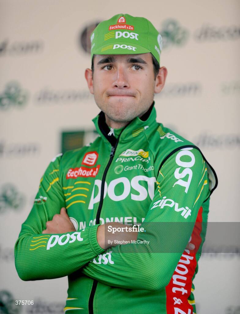 23 August 2009; Mark Cassidy, An Post Sean Kelly Team, after stage 3 of the Tour of Ireland. 2009 Tour of Ireland -  Stage 3, Bantry to Cork. Picture credit: Stephen McCarthy / SPORTSFILE