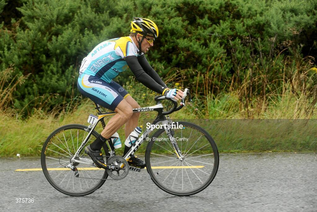 23 August 2009; Lance Armstrong, Astana, during stage 3 of the Tour of Ireland. 2009 Tour of Ireland -  Stage 3, Bantry to Cork. Picture credit: Stephen McCarthy / SPORTSFILE