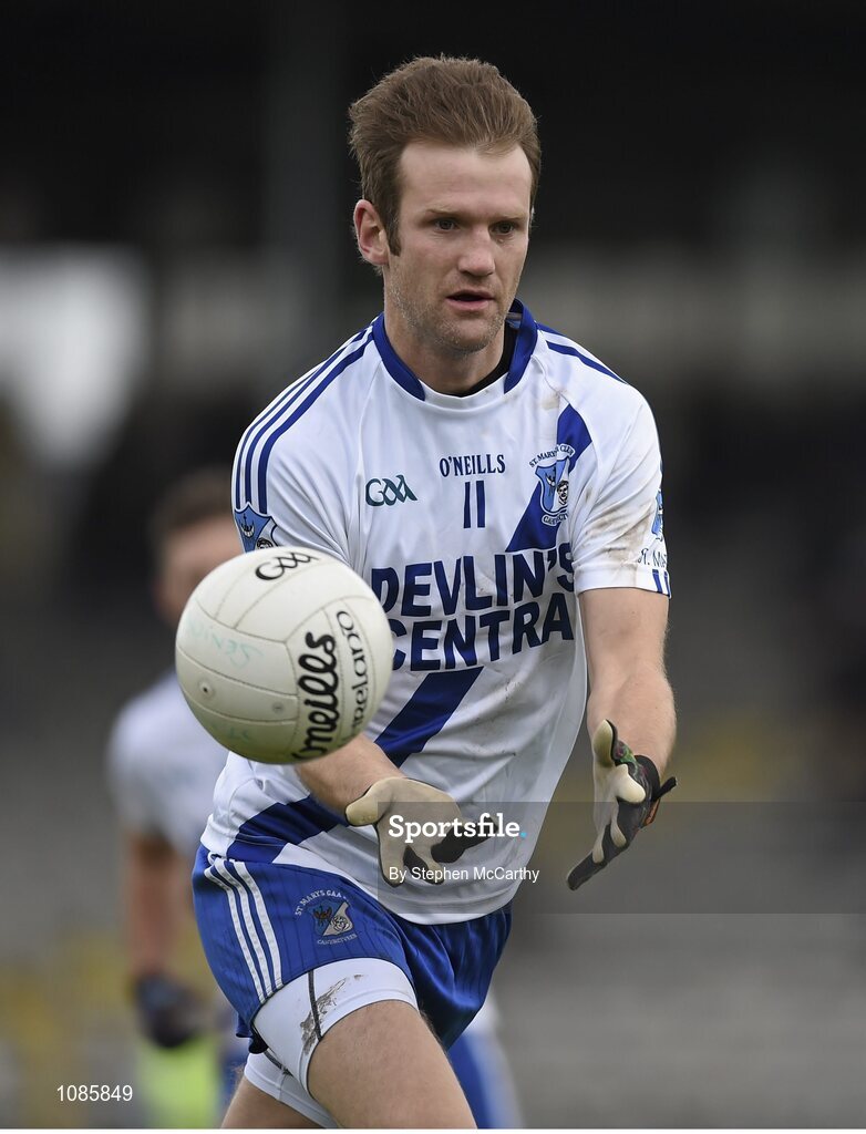 28 November 2015; Niall O'Driscoll, St Mary's. AIB Munster GAA Football Intermediate Club Championship Final, St Mary's, Kerry, v Carrigaline, Cork. Fitzgerald Stadium, Killarney, Co. Kerry. Picture credit: Stephen McCarthy / SPORTSFILE