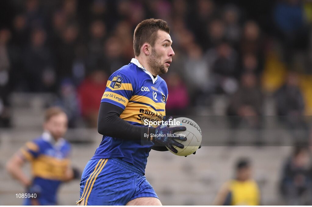 28 November 2015; Eoin Kavanagh, Carrigaline. AIB Munster GAA Football Intermediate Club Championship Final, St Mary's, Kerry, v Carrigaline, Cork. Fitzgerald Stadium, Killarney, Co. Kerry. Picture credit: Stephen McCarthy / SPORTSFILE