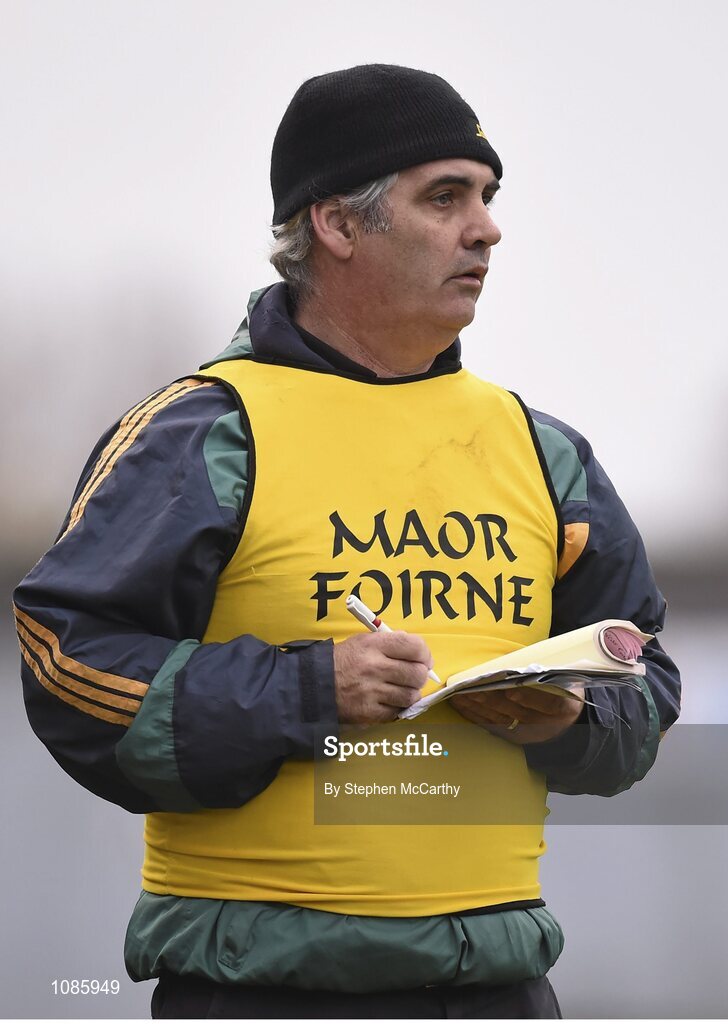 28 November 2015; St Mary's selector Noel Cournane. AIB Munster GAA Football Intermediate Club Championship Final, St Mary's, Kerry, v Carrigaline, Cork. Fitzgerald Stadium, Killarney, Co. Kerry. Picture credit: Stephen McCarthy / SPORTSFILE