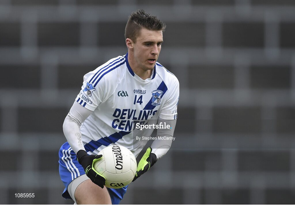 28 November 2015; Daniel Daly, St Mary's. AIB Munster GAA Football Intermediate Club Championship Final, St Mary's, Kerry, v Carrigaline, Cork. Fitzgerald Stadium, Killarney, Co. Kerry. Picture credit: Stephen McCarthy / SPORTSFILE
