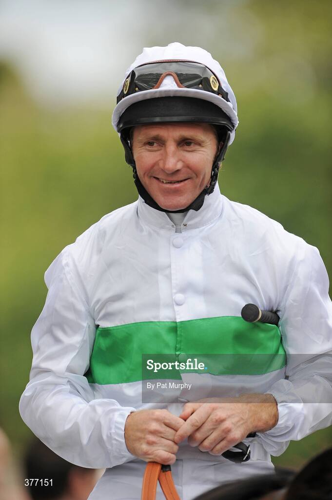 5 September 2009; Jockey Jimmy Fortune who rode Rainbow View to win the Coolmore Fusaichi Pegasus Matron Stakes. Leopardstown Racecourse, Dublin. Picture credit: Pat Murphy / SPORTSFILE