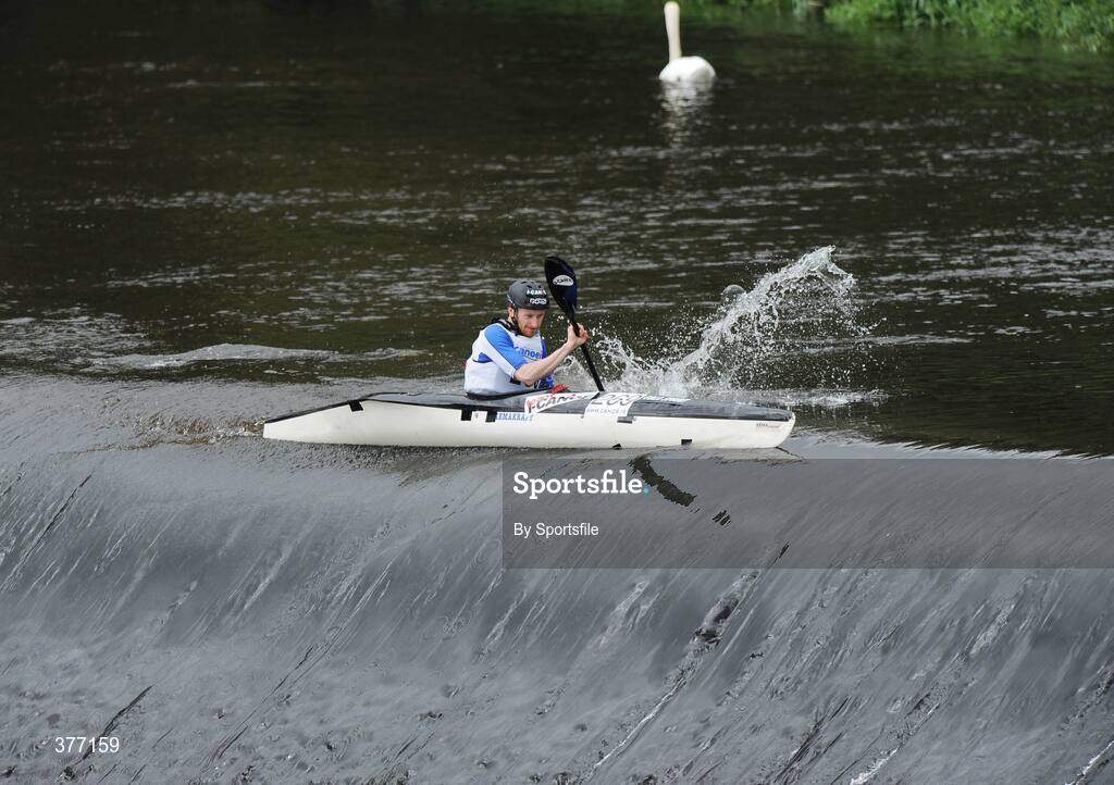 5 September 2009; Mark Coleman, Wild Water Kayak Club, in action in the Men's Senior General Purpose during the Liffey Descent. Liffey Descent, Lucan Weir, River Liffey, Dublin. Photo by Sportsfile
