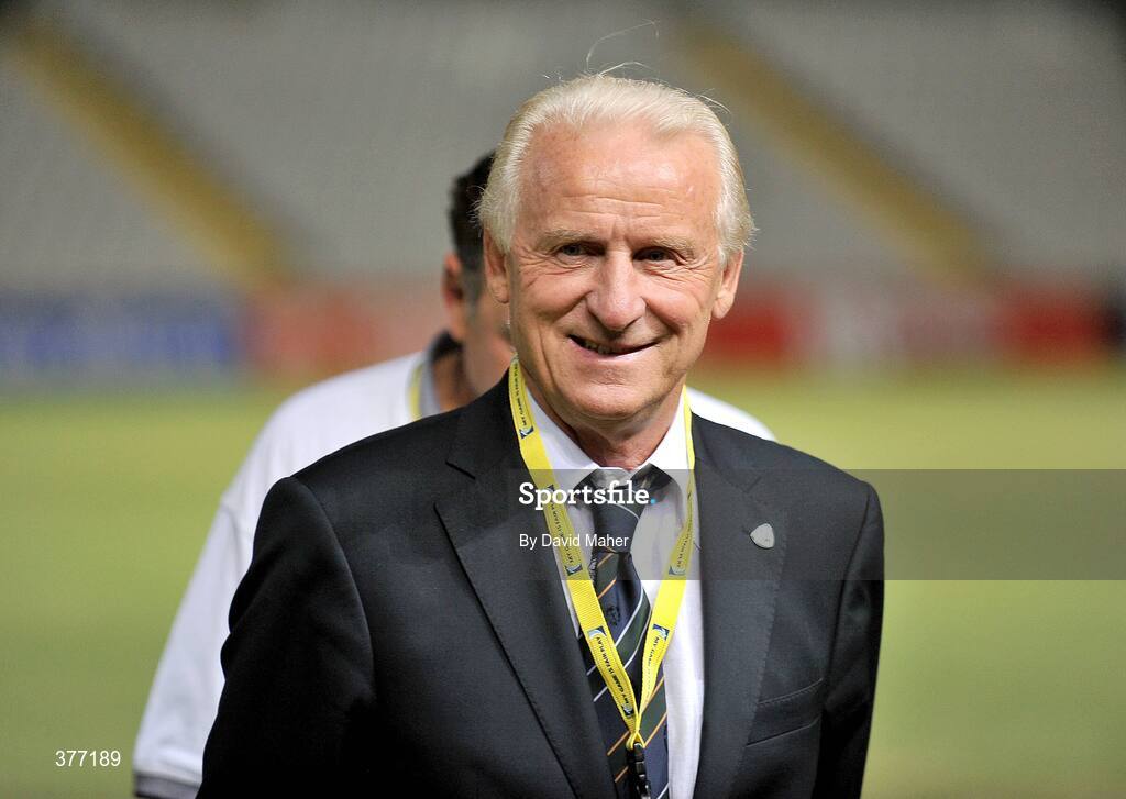 5 September 2009; Giovanni Trapattoni, Republic of Ireland manager, before the start of the game. Cyprus v Republic of Ireland - 2010 FIFA World Cup Qualifier, GSP Stadium, Nicosia, Cyprus. Picture credit: David Maher / SPORTSFILE