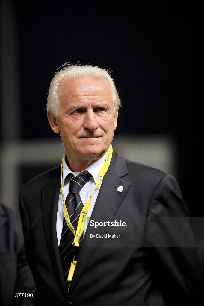 5 September 2009; Giovanni Trapattoni, Republic of Ireland manager, before the start of the game. Cyprus v Republic of Ireland - 2010 FIFA World Cup Qualifier, GSP Stadium, Nicosia, Cyprus. Picture credit: David Maher / SPORTSFILE